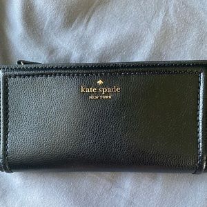 Kate Spade Patterson Drive Black Leather Wallet